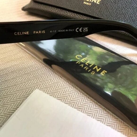 Celine CL40194 Triomphe Oval Women's Sunglasses Travel Authentic + Original Box - Picture 6 of 6